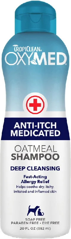 Tropiclean OXYMED Medicated Oatmeal Pet Shampoo