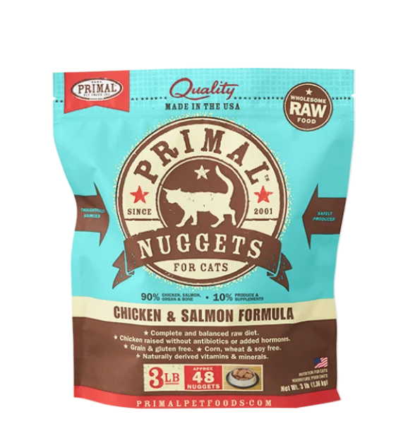 Primal CAT Nugget Chicken & Salmon 3 lb.