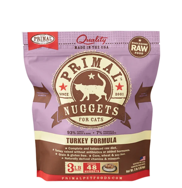 Primal CAT Nugget Turkey 3 lb.