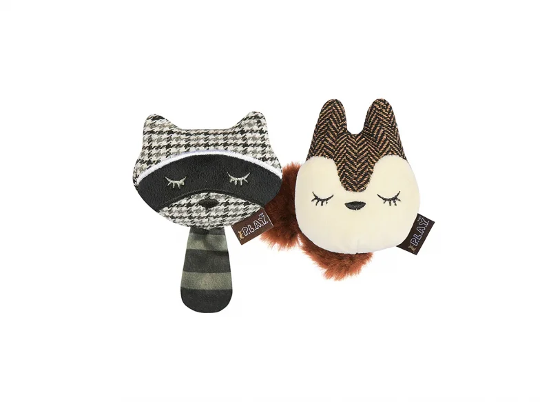 P.L.A.Y. Cat Toy Raccoon & Squirrel