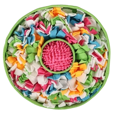 Cheerhunting Snuffy - Colorful Dog Hide Food Bowl - Green