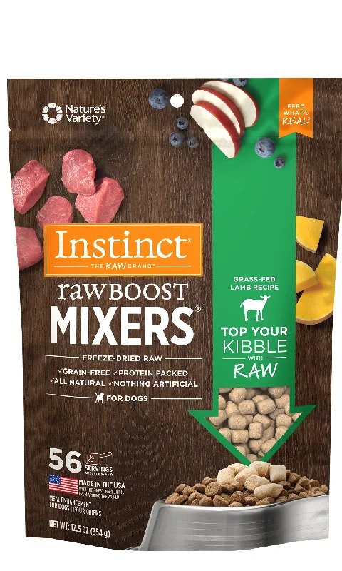 Instinct Raw Boost Mixers for Dogs - Grass Fed Lamb