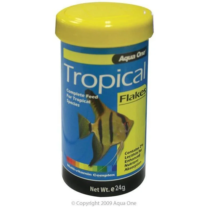 Aqua One Tropical Flakes Fish Food 24g