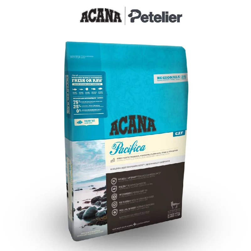 Acana Pacifica Cat 4.5kg Dry Premium Food, All Natural Biologically-Approriate