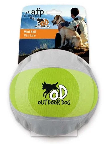 ALL FOR PAWS Outdoor Dog Mini Ball, 10x10x10cm, zelena