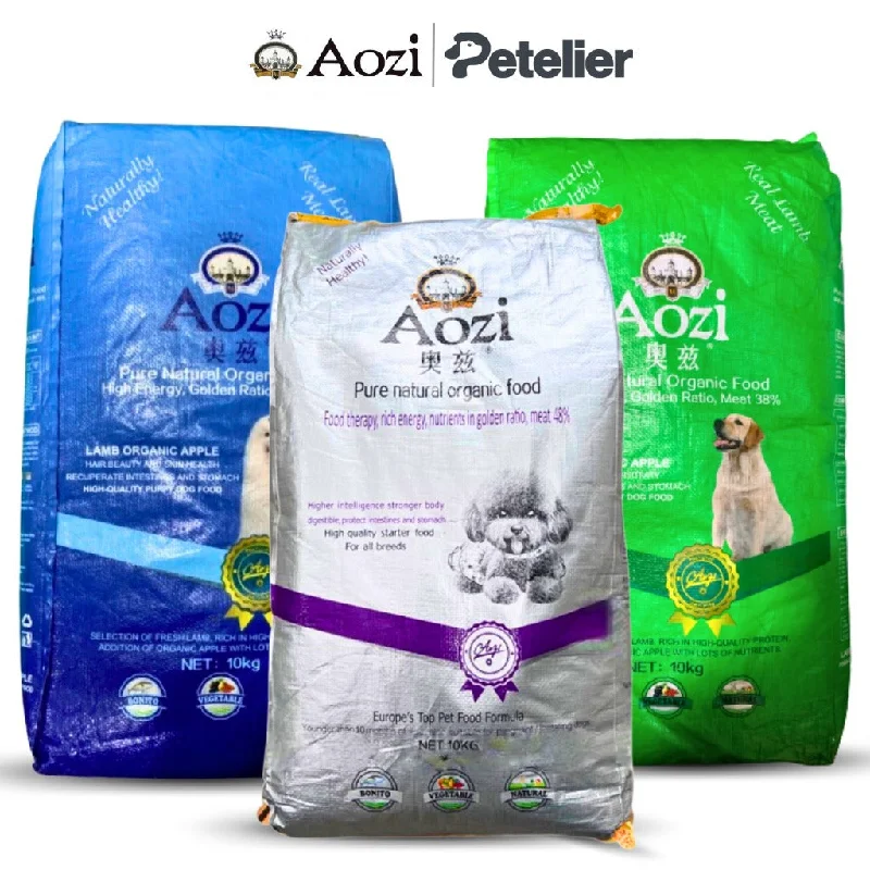 Aozi Organic Dry Dog Food 10kg for Adult/Puppy Beef, Lamb-Hypoallergenic