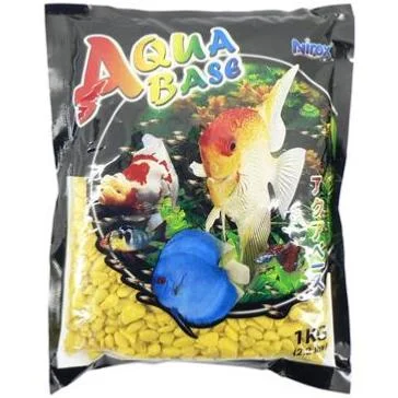 Aqua Base Sky Yellow Aquarium Gravel 1kg