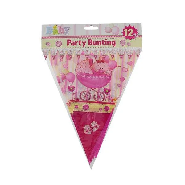 Baby Party Bunting Pink