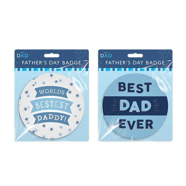 Best Dad Fathers Day Badge