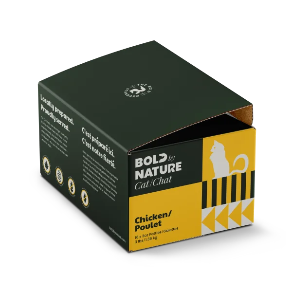 BOLD BY NATURE Raw Chicken Patties, 1.36kg