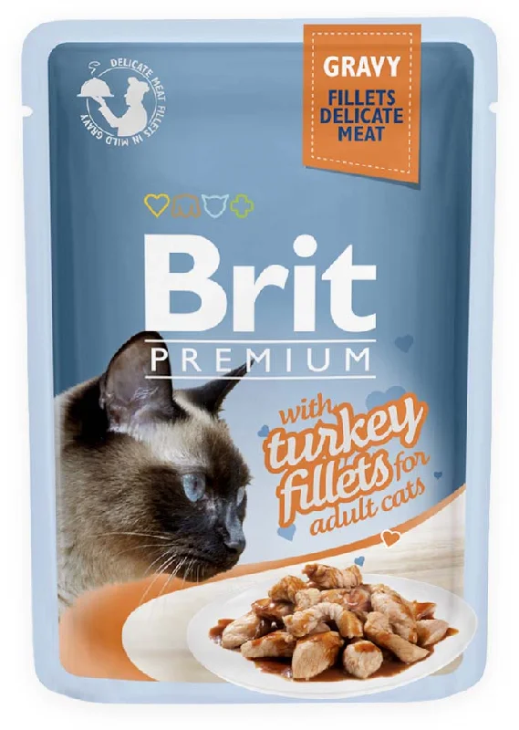 BRIT PREMIUM Fileti u umaku s puretinom, 85 g