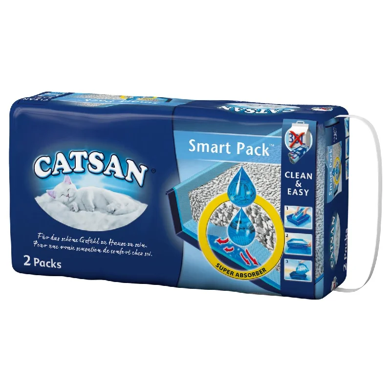 Catsan Smart Pack Microfleece & Clay Litter Inlays (Pack of 2)