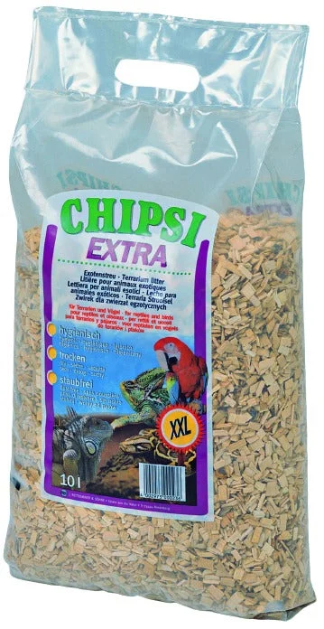 CHIPSI Extra XXL, stelja za ptice i gmazove, drveni granulat, 3,2kg (10L)