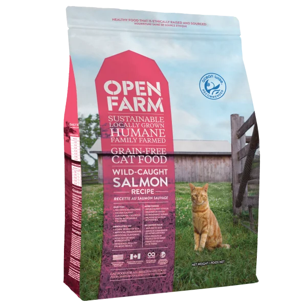 OPEN FARM Wild-Caught Salmon Dry Food, 8lb