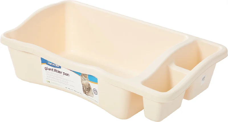 PETMATE Giant Open Litter Pan, "Bleached Linen"