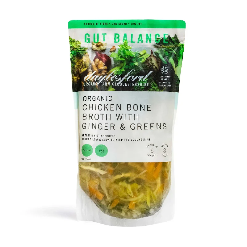 Daylesford Organic Chicken Bone Broth with Ginger & Greens