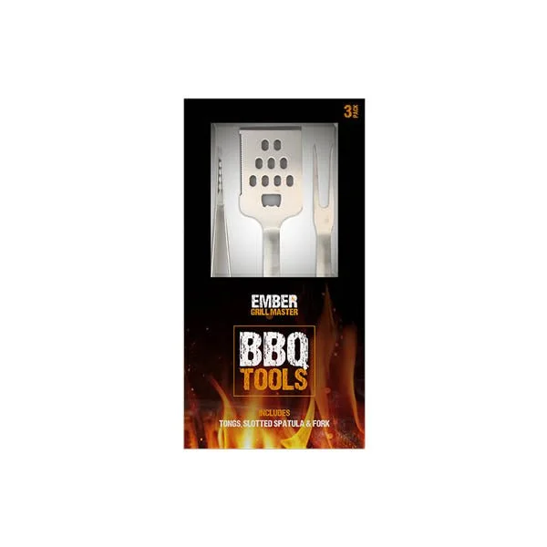 Ember Grill Master Bbq Tools 3 Pack