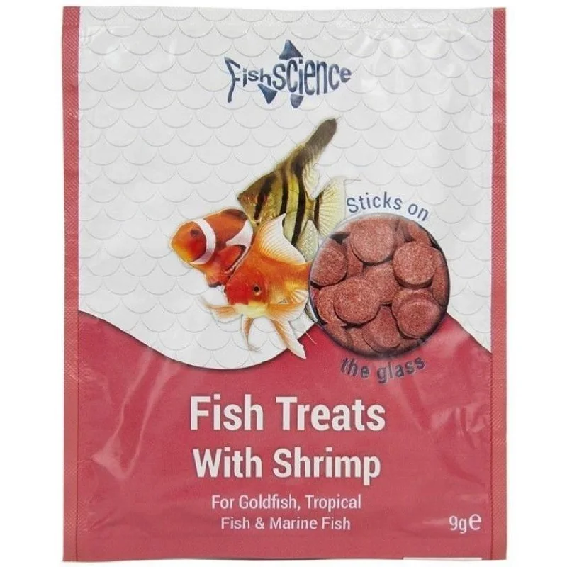 Fish Science Treats With Shrimp (9g Sachet)