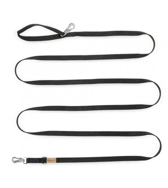 Haqihana Black Dog Leash