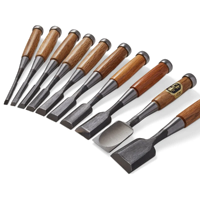 Japanese Chisel Tataki Nomi - Set of 10