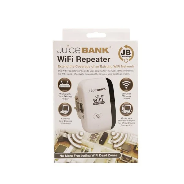 Juice Bank Wifi Repeater 300Mbps