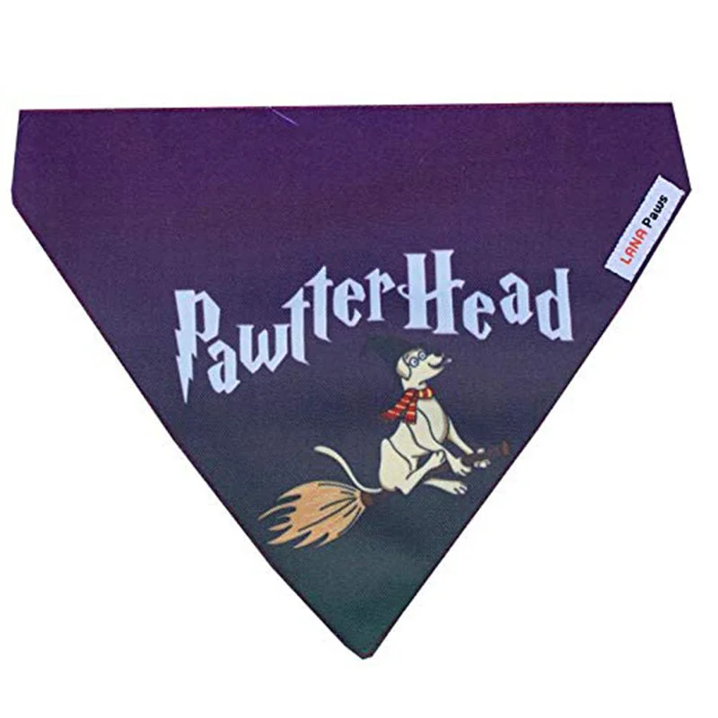 Lana Paws Pawtterhead Adjustable Dog Bandana/Scarf, Brown Gradient