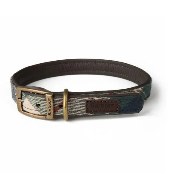 Land Rover Barbour Leather Dog Collar