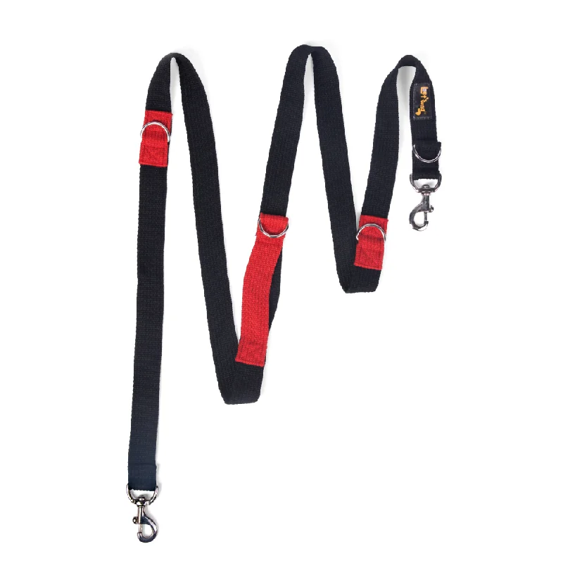 Let's Wag Multi Purpose Leash for Dogs (Black)