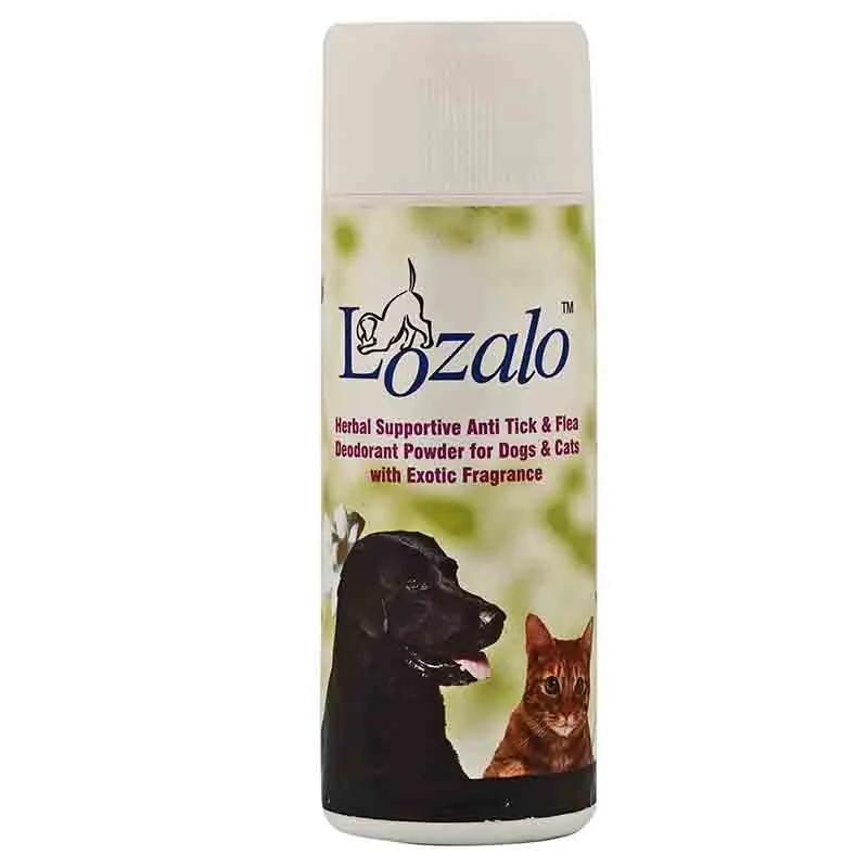 Lozalo Jasmine Body Deo Powder for Dogs and Cats