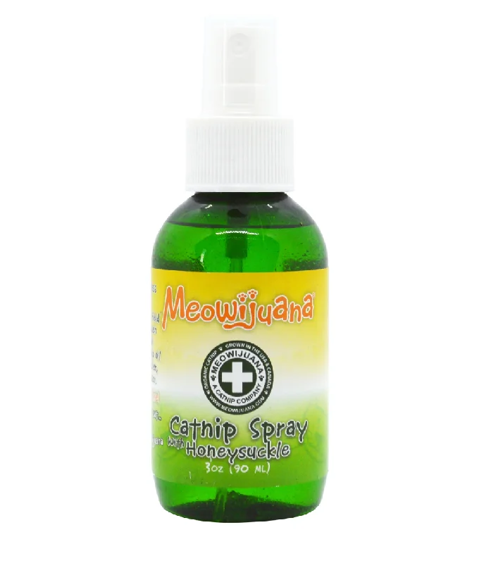 MEOWIJUANA Catnip Spray with Honeysuckle, 3oz