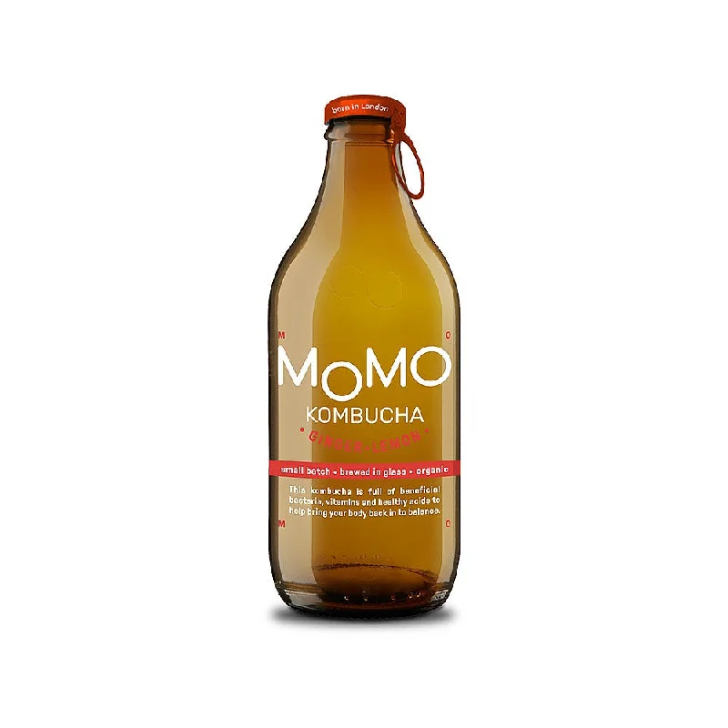 MOMO Ginger Lemon Kombucha