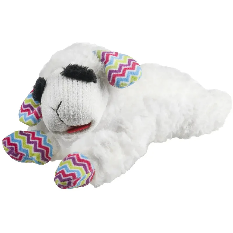 Multipet Spring Lamb Chop Dog Toys 10.5”