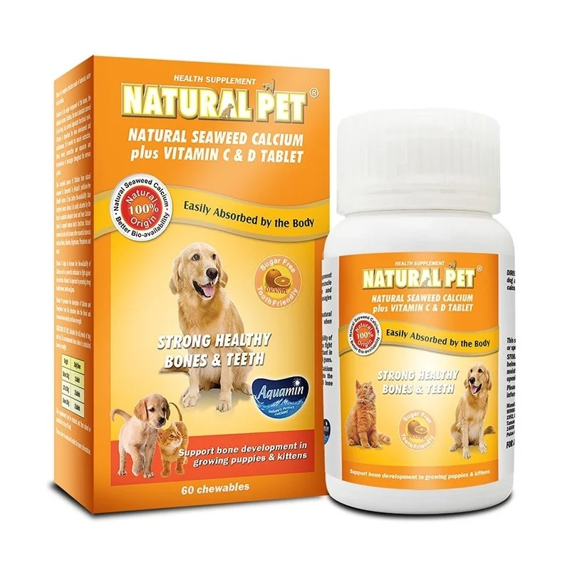 Natural Pet Natural Seaweed Calcium Plus Vitamin C & D