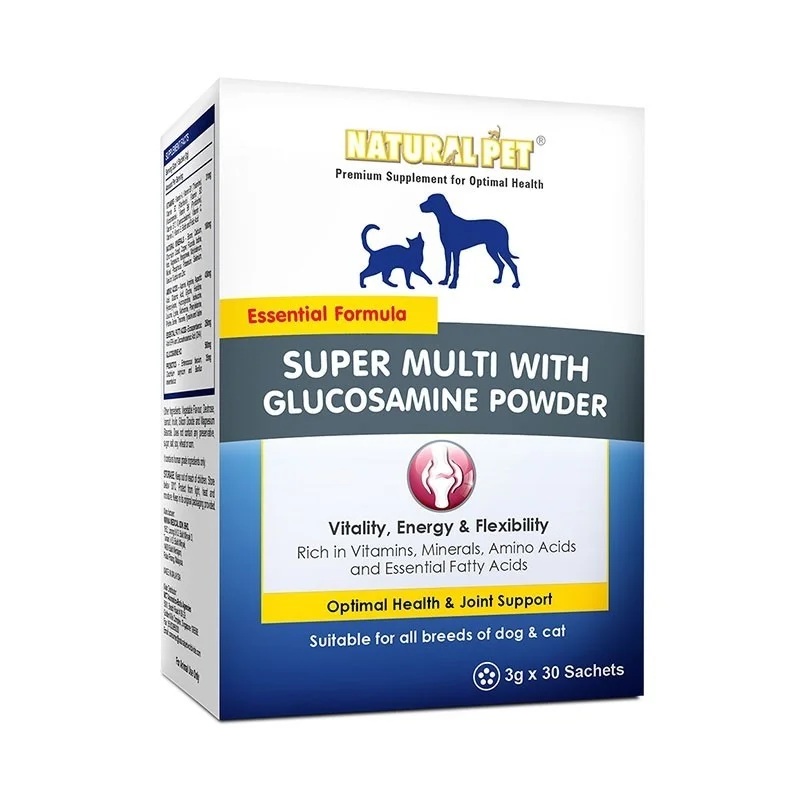 Natural Pet Super Multi With Glucosamine Powder