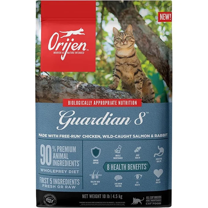 Orijen Guardian 8 Formula Cat Dry Premium Food, All Natural Biologically-Approriate, 4.5kg