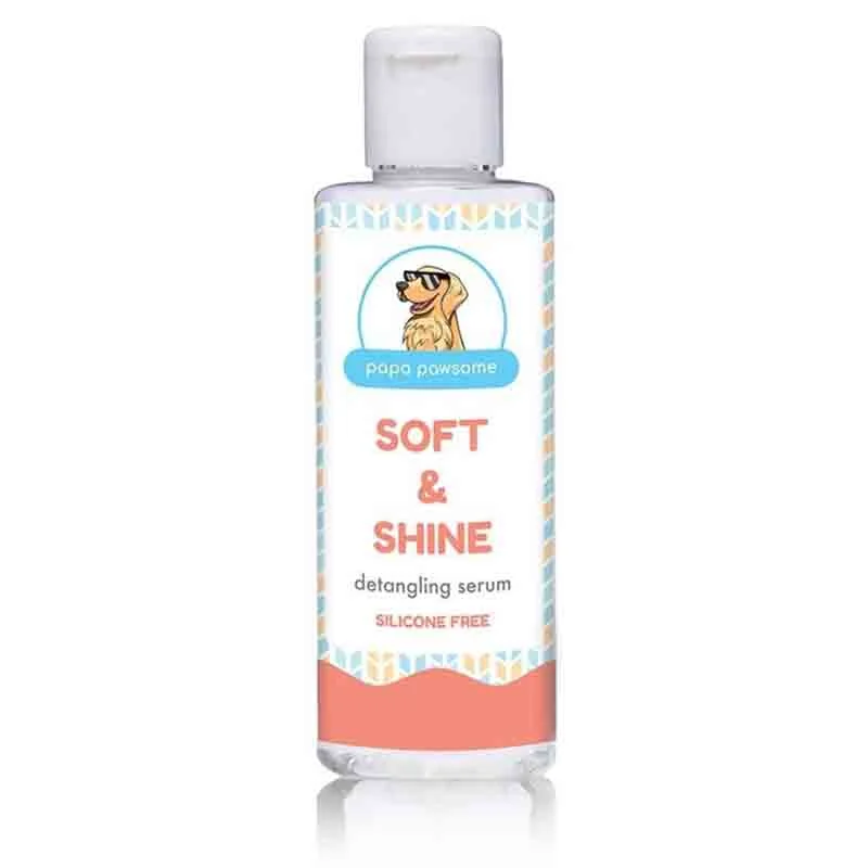 Papa Pawsome Soft and Shine Detangling Fur Serum for Dog