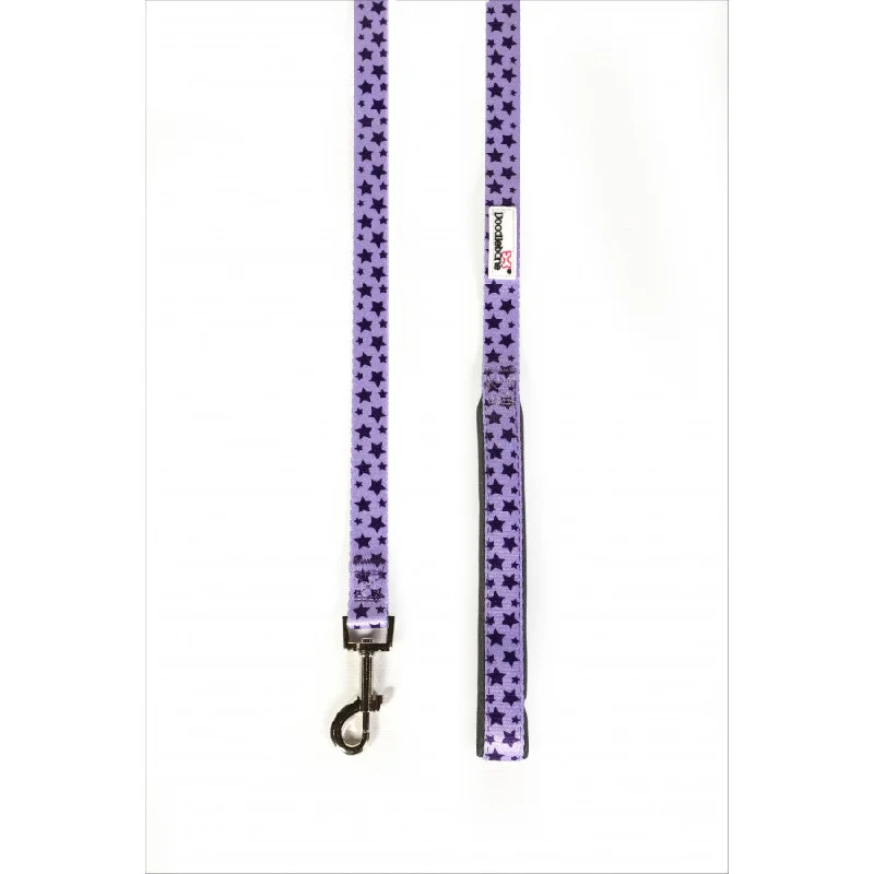 Doodlebone - Pattern Lead - Violet Stars - 20mm