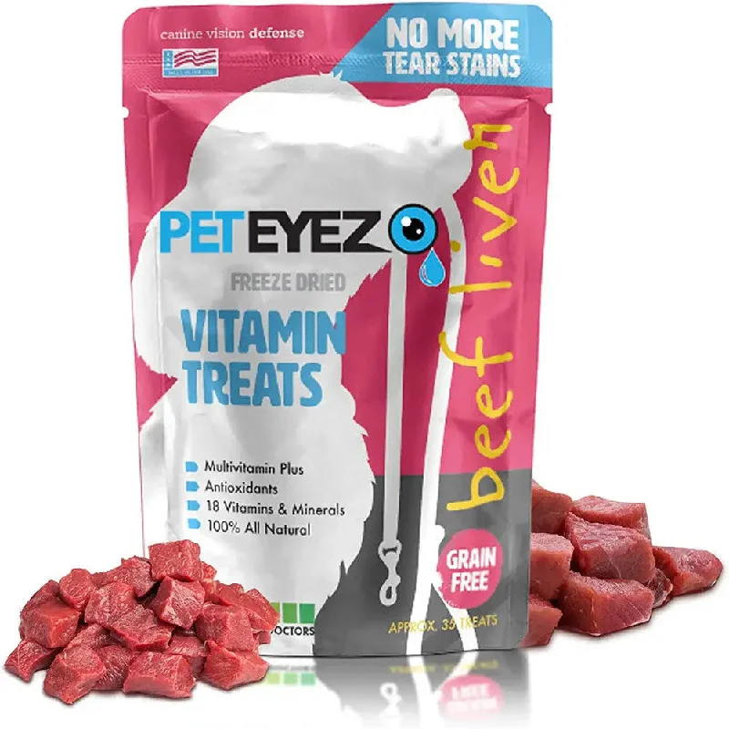 Pet Eyez™️ Vitamin Treats for Dogs Beef Liver Flavor