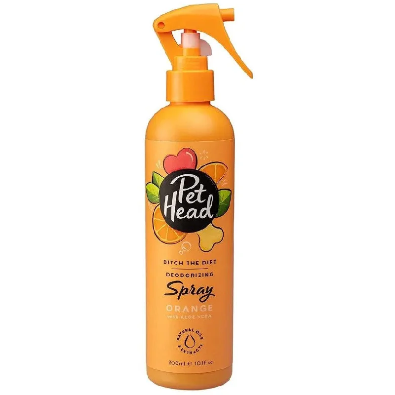 Pet Head Ditch the Dirt Deodorizing Spray for Dogs Orange with Aloe Vera