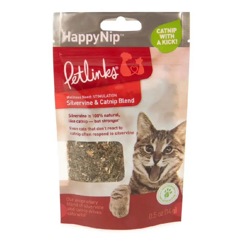 Petlinks HappyNip Silvervine Catnip Blend Catnip 0.5 oz