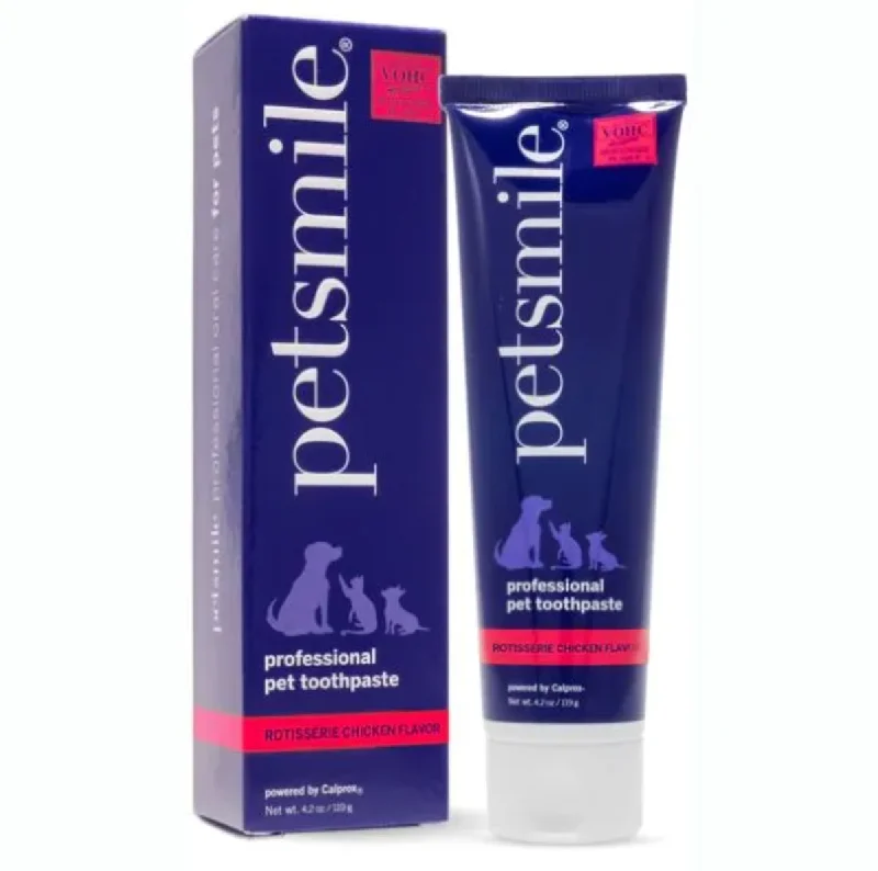 PETSMILE Professional Pet Toothpaste Rotisserie Chicken Flavour, 119g