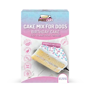 Puppy Cake & Frosting Mix - Birthday Cake 9oz