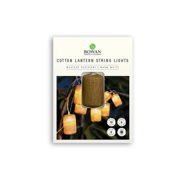 Rowan Cotton Lantern String Lights