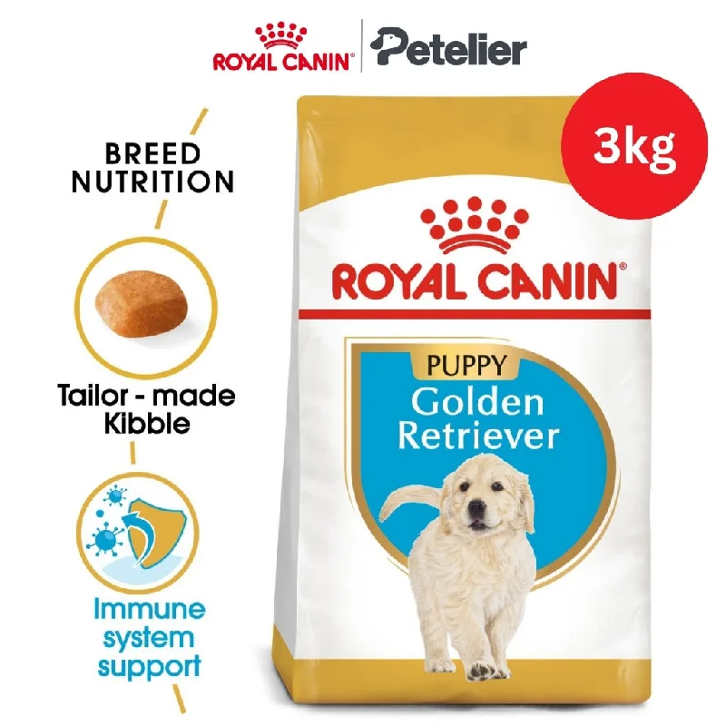 Royal Canin Golden Retriever Puppy 3kg Dry Dog Food - Breed Health Nutrition