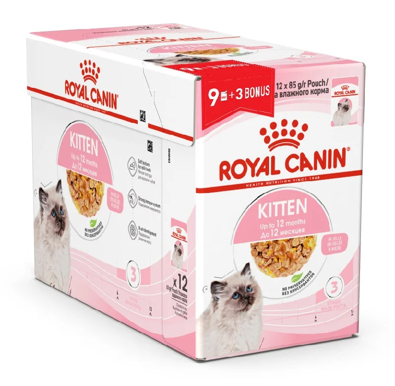 ROYAL CANIN vrećica za mačiće FHN KITTEN u želeu 85g, 9+3 BONUS