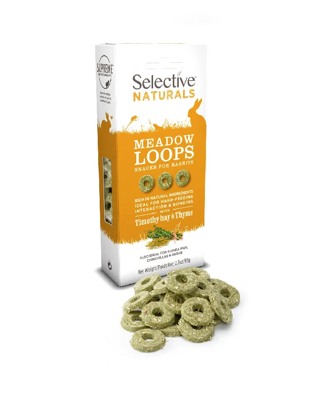 SELECTIVE NATURALS Meadow Loops, s livadnom mačicom i majčinom dušicom, 80 g