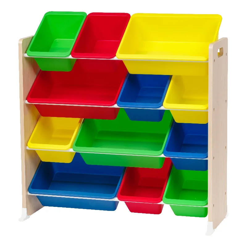 Storage Bin Rack - 4 Tier