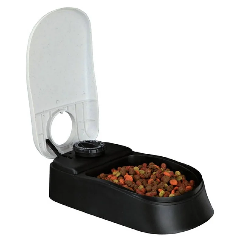 Trixie Automatic Food Dispenser Granite/Black TX1, 300ml 13x7x24cm