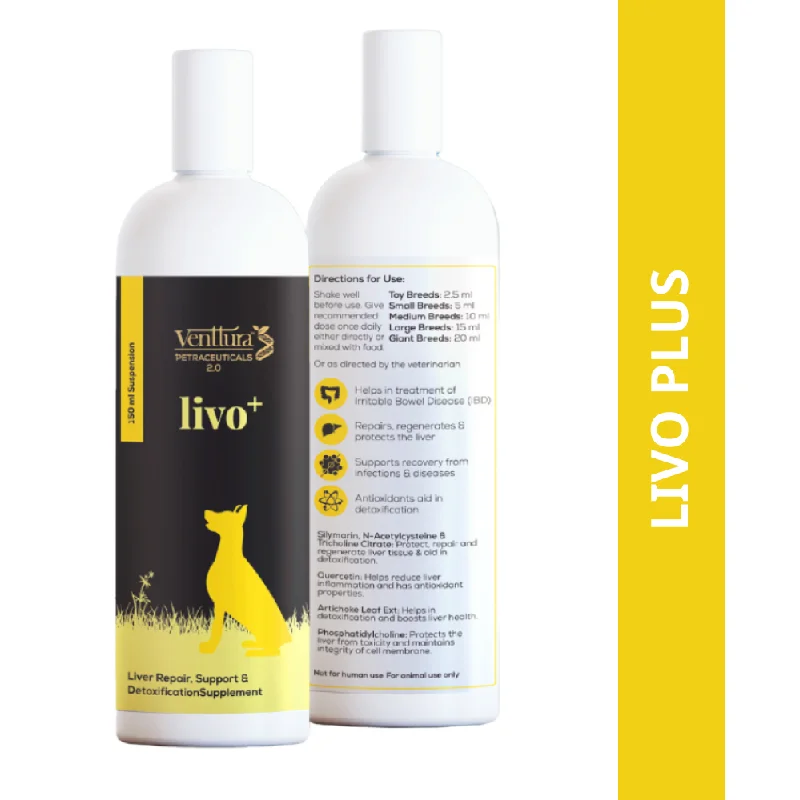 Venttura Livo Plus Liver Supplement Syrup for Dogs