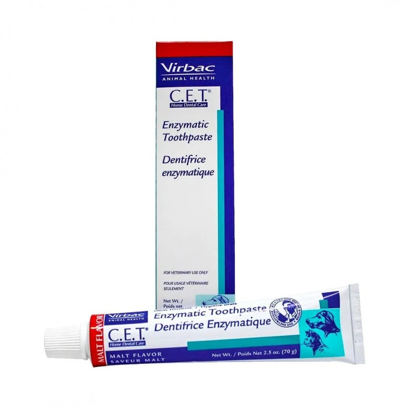 Virbac Cet Enzymatic Toothpaste Malt Pet Oral Care Supplies